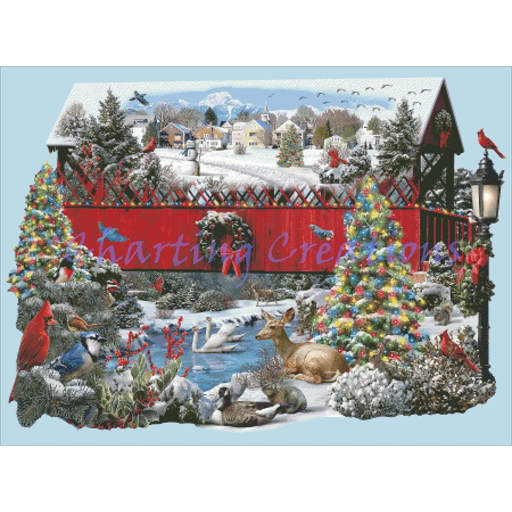 Christmas Covered Bridge